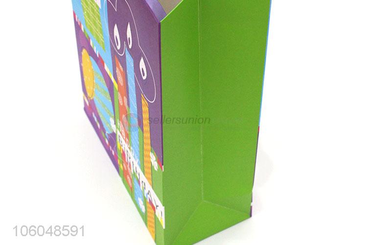 Wholesale Colorful Birthday Gift Bag Paper Present Bag