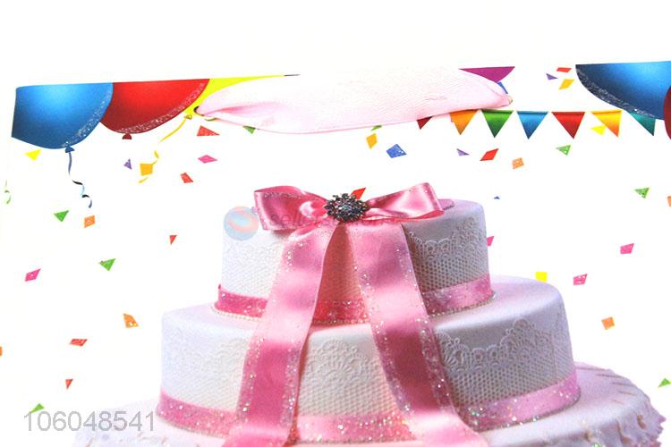 Newest Cake Pattern Birthday Gift Bag Paper Hand Bag