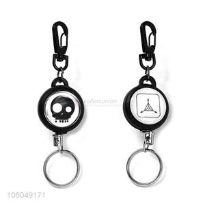 Hot selling outdoor anti-lost burglar keychain retractable key chain