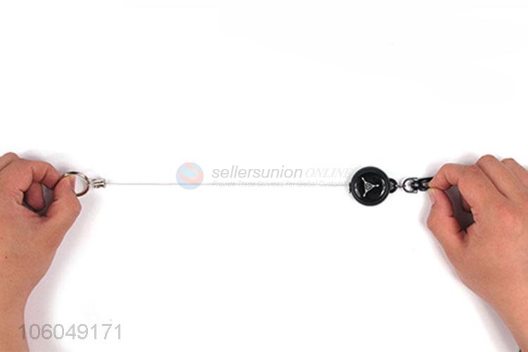 Hot selling outdoor anti-lost burglar keychain retractable key chain