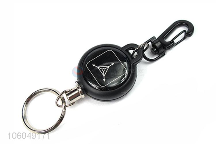 Hot selling outdoor anti-lost burglar keychain retractable key chain