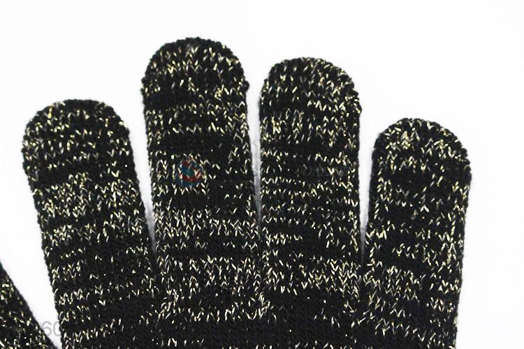 Factory price winter touch screen gloves knitted warm gloves