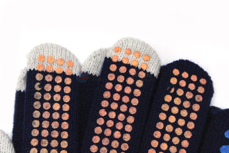 Good quality men's knitted  dispensing non-slip touch screen gloves