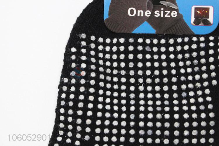 Lowest price men's knitted  dispensing non-slip touch screen gloves