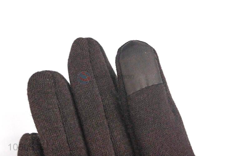 Wholesale Ladies Velvet Lining Windproof Gloves