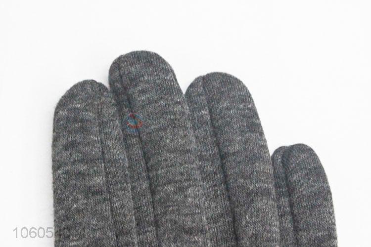 Fashion Leaf Pattern Windproof Warm Gloves For Women