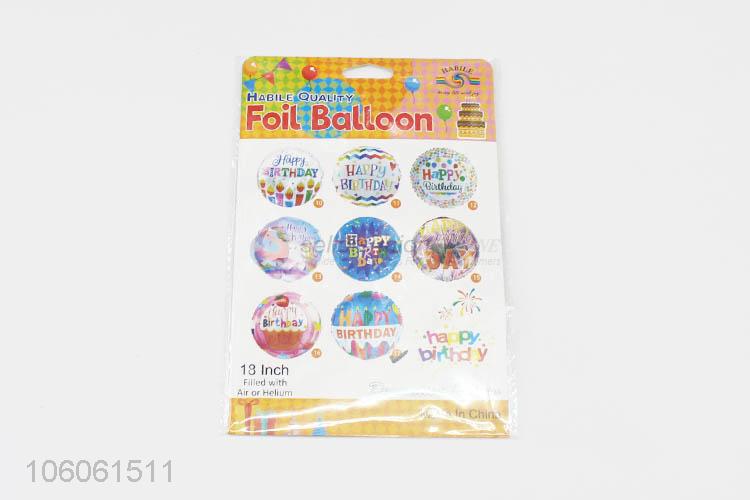 New Products Party Decoration Happy Birthday Foil Balloon