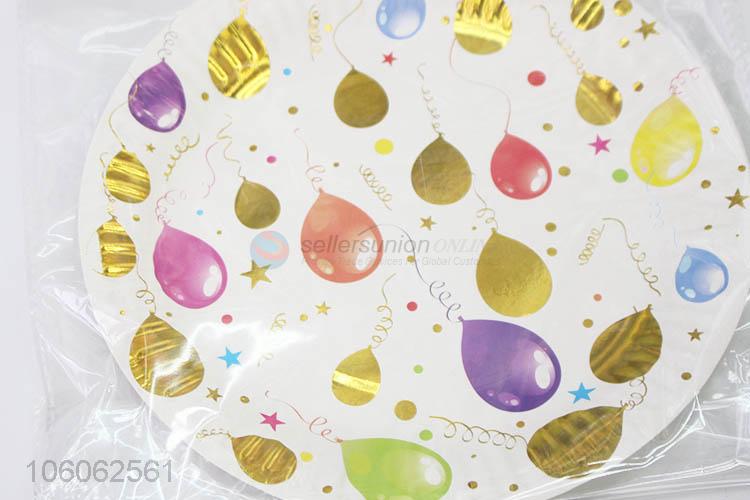 Excellent Quality Balloon Pattern Paper Plate Party Supplies