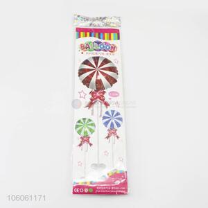 High Quality Spiral Windmill Types of Party Foil Balloon with Base