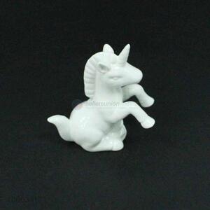 Unique Design Unicorn Shape Ceramic Decoration