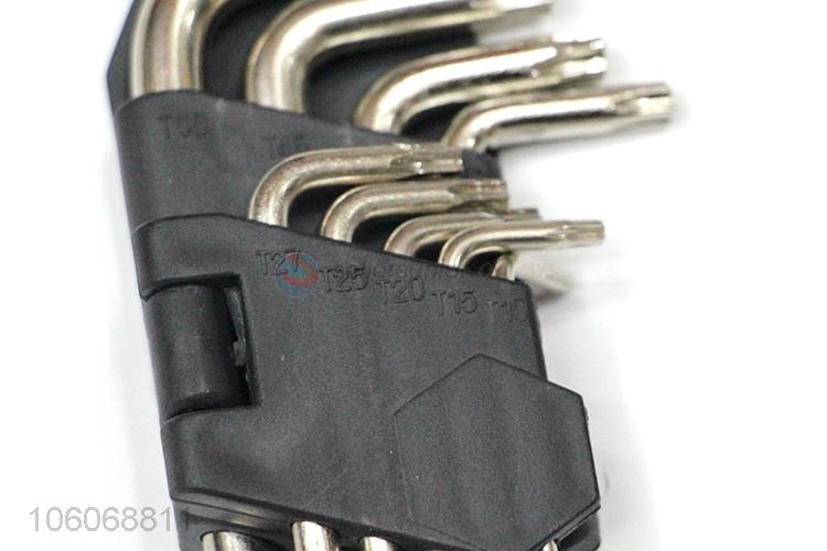 Low price 9pcs steel torx hex key wrench allen wrench