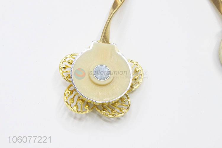 Fancy design delicate alloy megnetic curtain tiebacks buckle