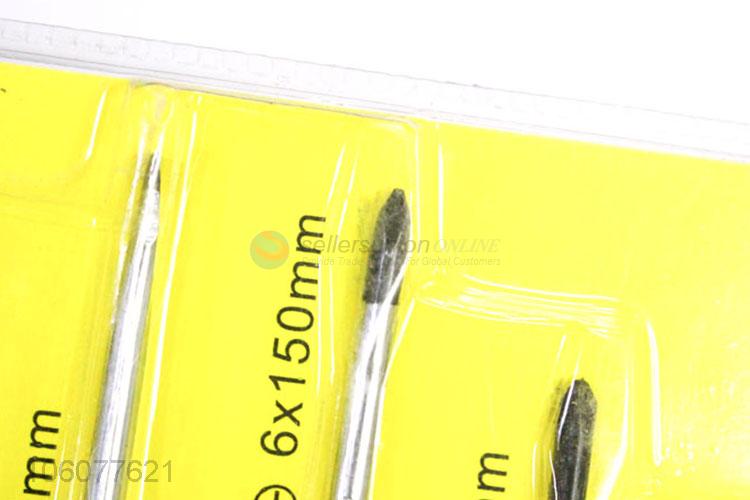 Hot Selling 6 Pieces Non-Slip Handle Screwdriver Set