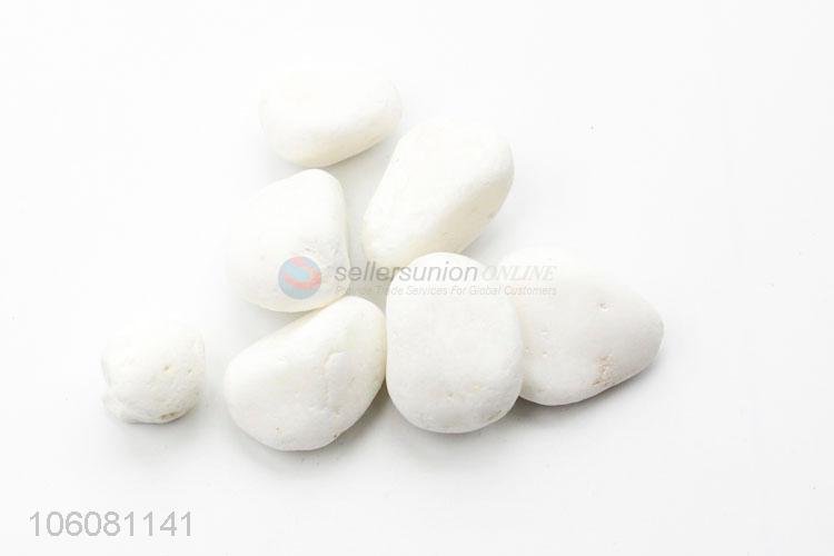 Cheap and good quality white pebble stone river stone