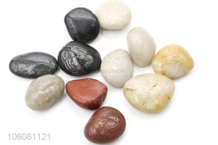 Hot selling color polished pebbles stone for decoration