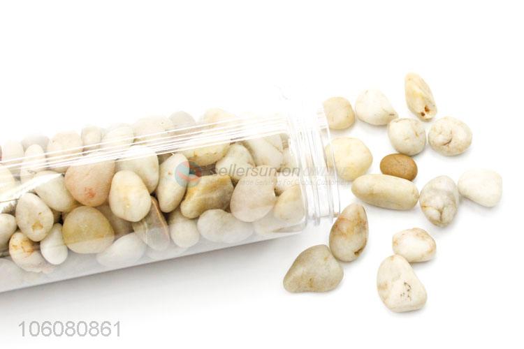 High sales fine pure white pebble stone natural stone