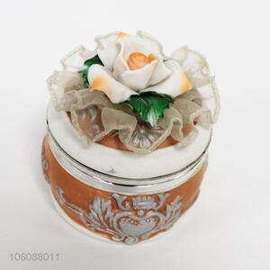 Unique Design Ceramic Jewelry Box