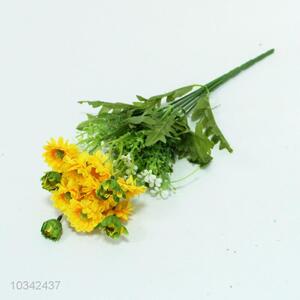 Cheap wholesale 6 heads artificial flower bouquet home decoration