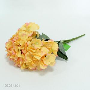 Factory price 5 heads hydrangea plastic artificial flowers