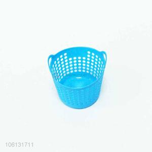 Low price portable useful mini desk storage basket