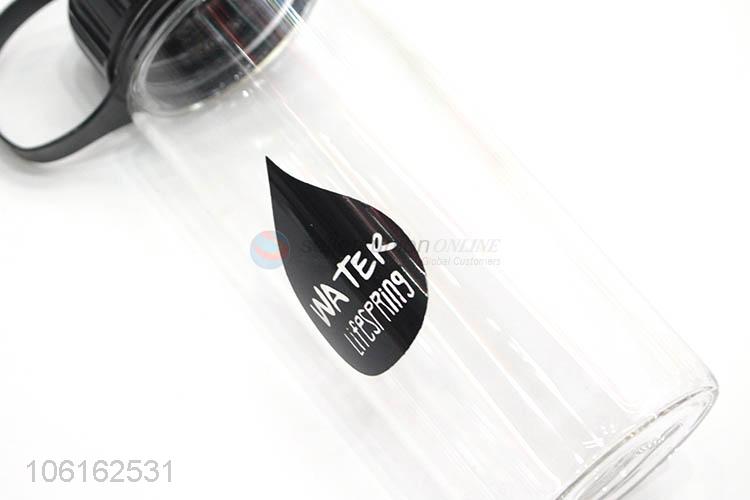 Wholesale price fashion travel 420ml glass water bottle