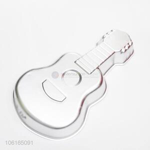 Fashion Design Guitar Shape Aluminum Alloy Nonstick Round Cake Mold Baking Mould