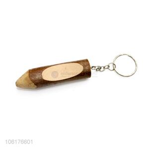 Good Quanlity DIY Keyring Wooden Key Chain