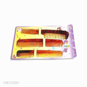 Suitable Price 3pc Plastic Hair Comb