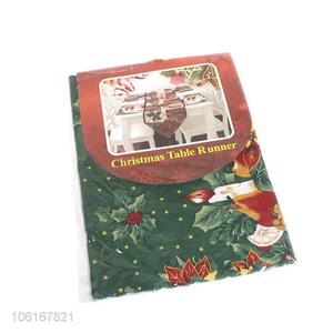 Factory price polyester printing christmas table flag