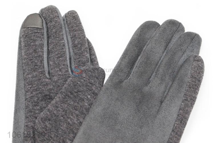 High Quality Fashion Suede Gloves Warm Gloves For Women