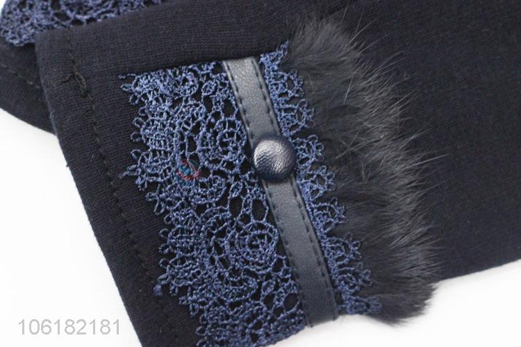 Delicate Design Ladies Warm Gloves Fashion Gloves