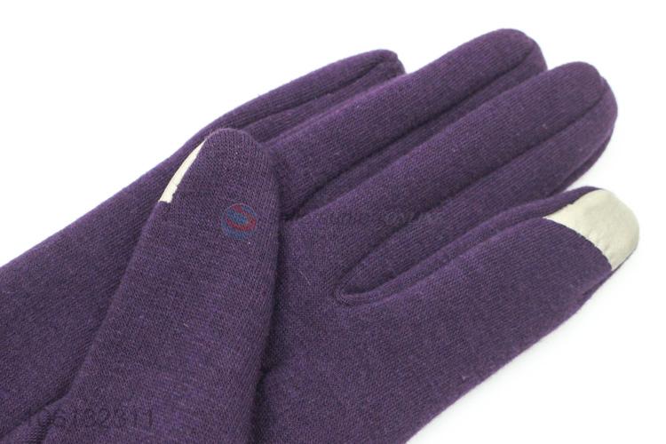 Wholesale Soft Warm Wool Winter Gloves For Women