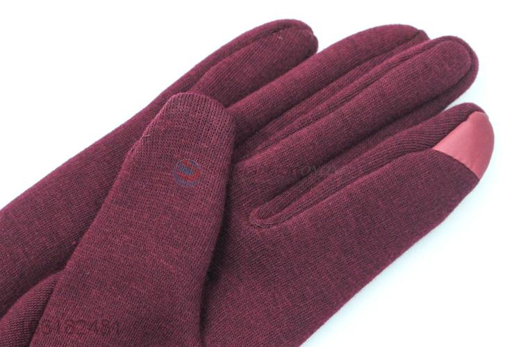 Cute Rabbit Ears Winter Warm Gloves For Women