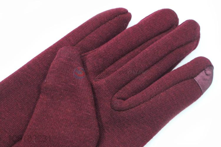 Cute Design Mirco Velvet Gloves Warm Gloves