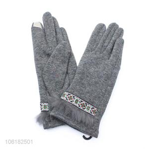 Best Quality Winter Wool Gloves Women Warm Gloves