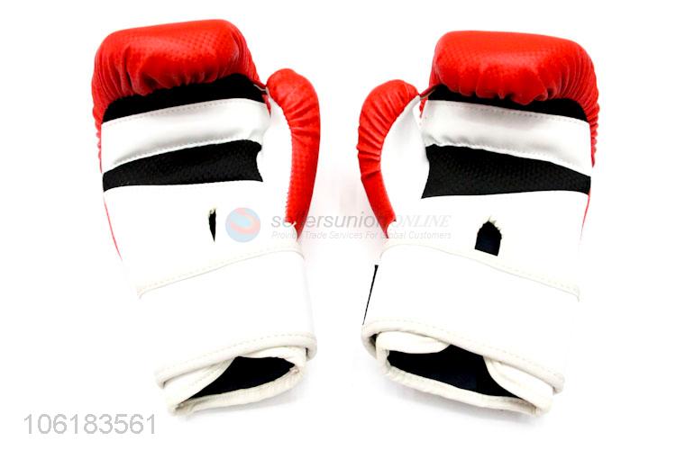 Yiwu factory custom logo pu leather children boxing gloves