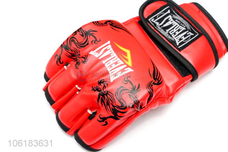 Professional supply custom adults fighting gloves Muay Thai gloves