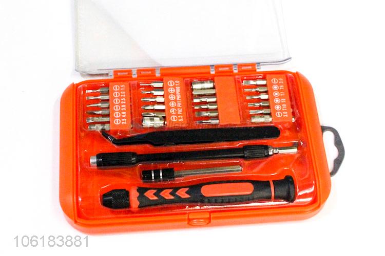 Superior quality 28pcs steel precision screwdriver bit set