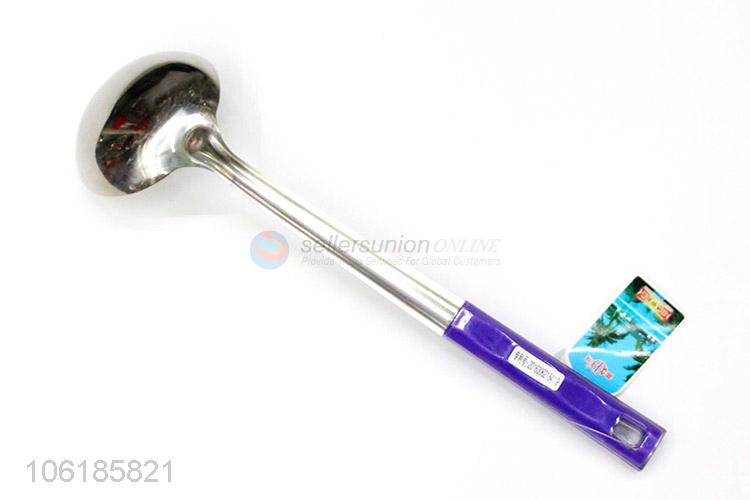 Competitive price kitchen accessories stainless steel soup ladle