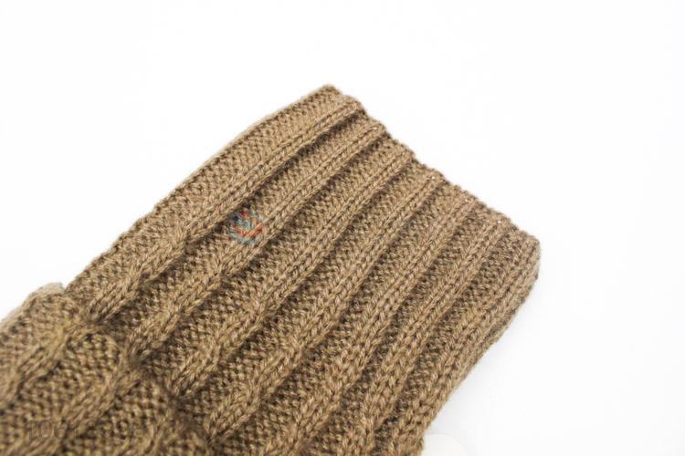 Good Quanlity Knitted Mittens Women Long Fingerless Gloves