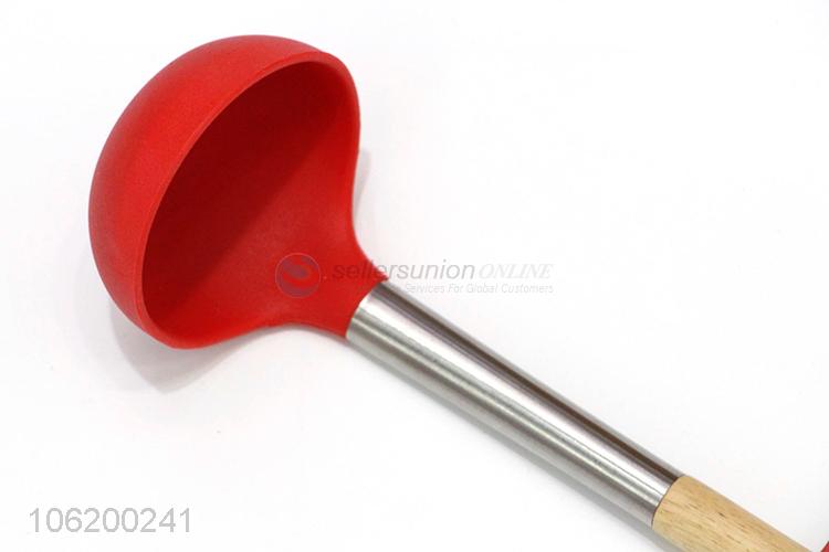 Quality Accurance Silicone Soup Ladle Kitchen Tool