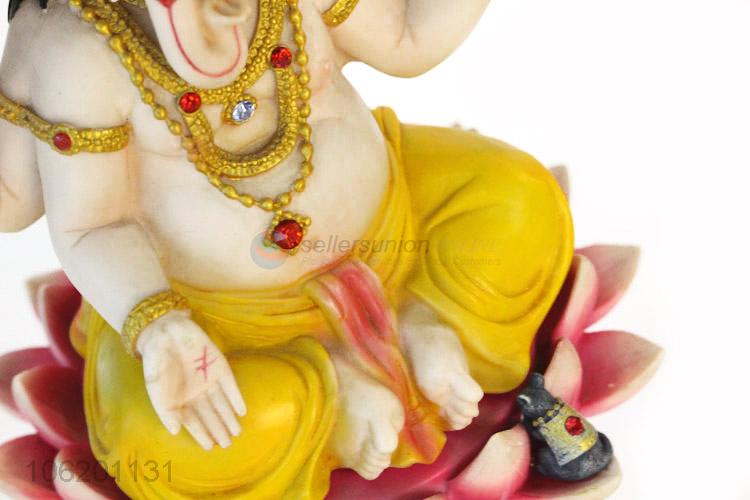 Factory Custom Home Decoration Gift Polyresin Resin Indian God Ganesh