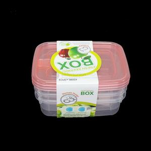 New Arrival 3 Pieces Plastic Preservation Box Set