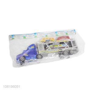 New series inertial tow truck toy car with small car for kids