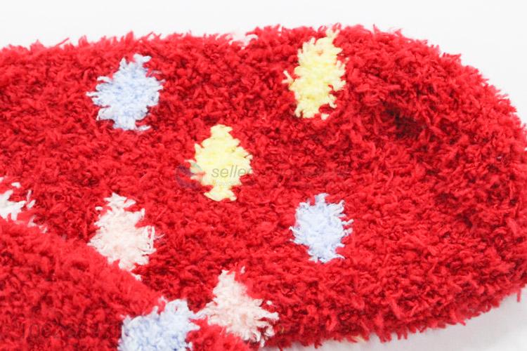 High Sales Children Christmas Bed Floor Socks Fluffy Towel Sock