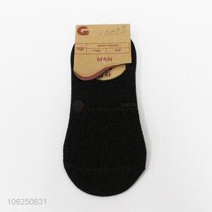 Wholesale custom cotton boat socks no-show men socks