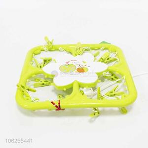 Best Quality Plastic Clothes Hanger With Clips