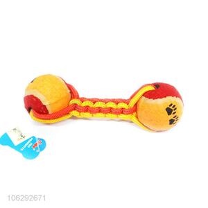 Fashion Pet Toy Cotton Knot Rope Ball Dog Toy