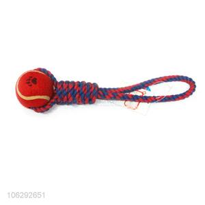 Best Sale Colorful Woven Cotton Rope Pet Toy