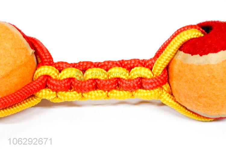 Fashion Pet Toy Cotton Knot Rope Ball Dog Toy